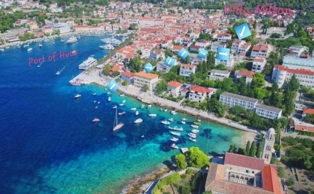 Villa Milton Hvar Hvar Town Exteriör bild